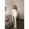 Elegant Evening Dress Hostess Formal Event U-Neck High Waist A-Line With Detachable Backless Design
