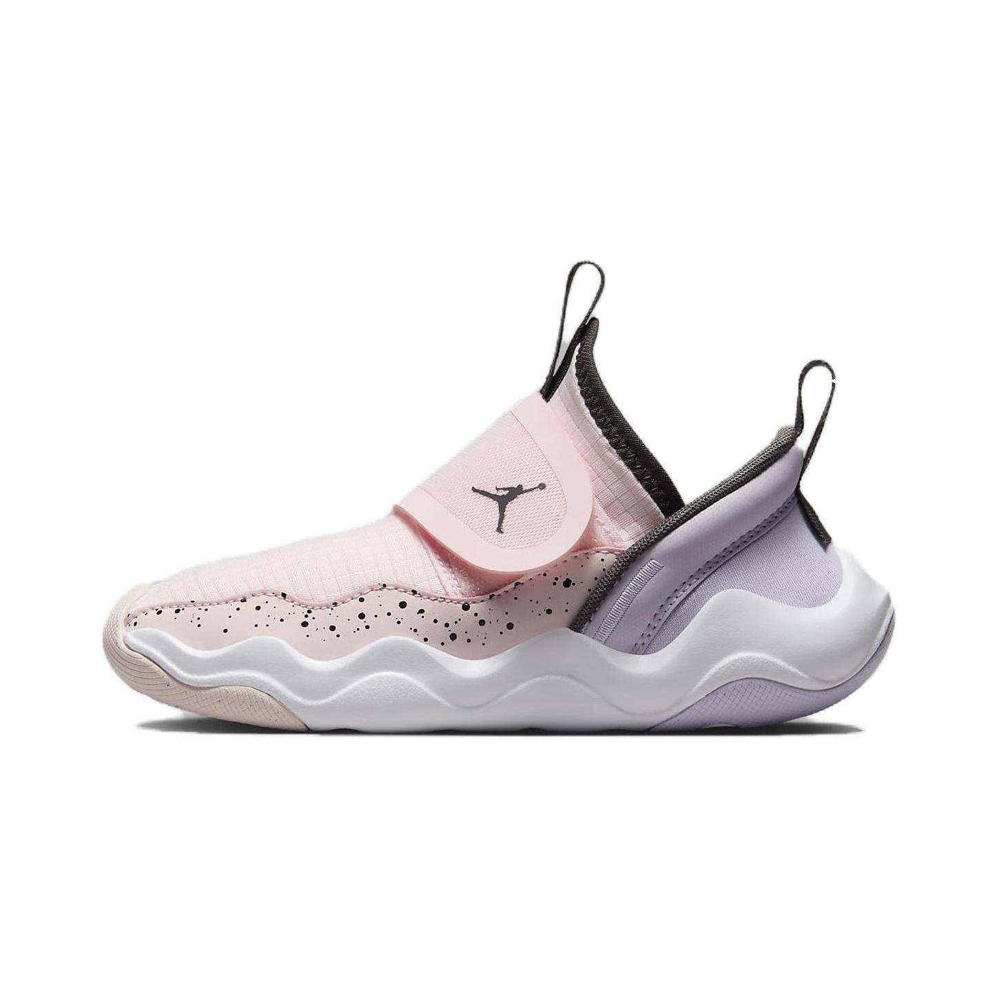 

Jordan 23/7 Hook and loop Cushioning, Wear Resistant Mid top Children s Basketball Shoes Pink DQ9293-601 35