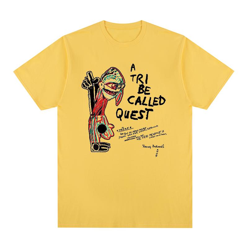 A TRIBE CALLED QUEST ATCQ Hip Hop Music T-shirt Harajuku Streetwear Vintage Summer Cotton T Shirt Men New TEE TSHIRT Womens Tops