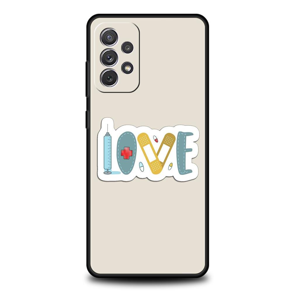 Phone Case For Samsung Galaxy A15 A13 A51 A71 A41 A31 A21S A03S A05 A35 A55 A23 A25 A33 A53 A73 5G Cover Doctor Nurse Medical