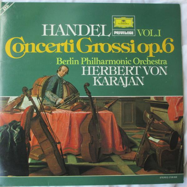 

LP Record HÄNDEL – BERLIN PHILHARMONIC ORCHES - Concerti Grossi Op.6 (Vol. 1) 2726068 DEUTSCHE GRAMMO UK Classical Used