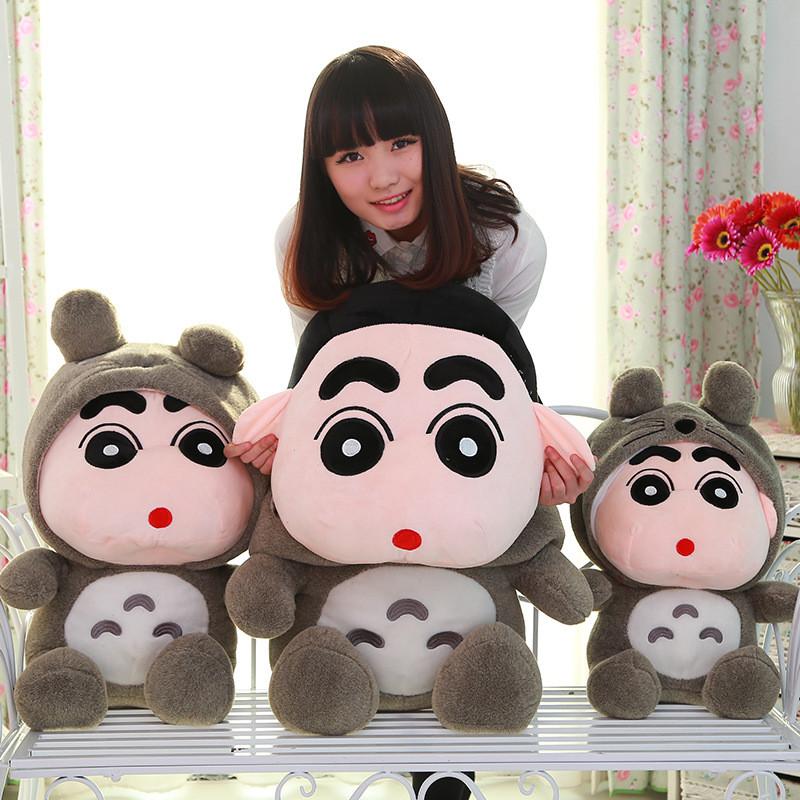 Shin Chan Creyon My Neighbor Totoro Stuffed Animal Cartoon Children Gift Doll