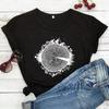 Hiking Tree Ring 100% Cotton T-shirt Aesthetic Hippie Wanderlust Top Tee Shirt Casual Women Short Sleeve Forest Mountains 1232