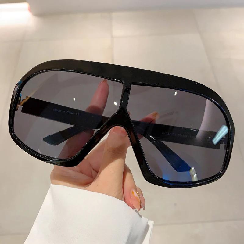 GM LUMIAS Oversize Monoblock Goggle Fashion Candy Color Outdoor Sunglasses Women Trendy Luxury Design Outdoor Anti-UV Shades