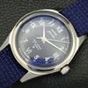 USED MENS HMT JANATA HAND-WINDING INDIAN BLUE COLOR DIAL WATCH a432773-2 R113-a432773