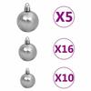 Maison Exclusive - Arbre de Noël artificiel pré-éclairé/boules 180 cm 620 branches