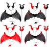 Halloween Demon Horns Costume Headgear For Party Cosplay And Diy Makeup