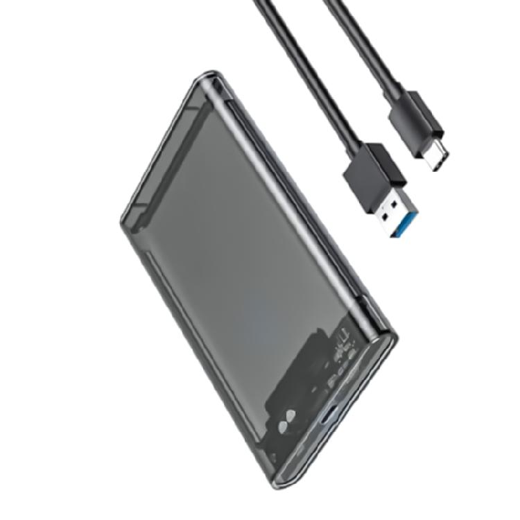 Modern 2.5Inch External Enclosure for 2.5In HDD with Shockproof Design and Not Required Tool Wide Compatibility