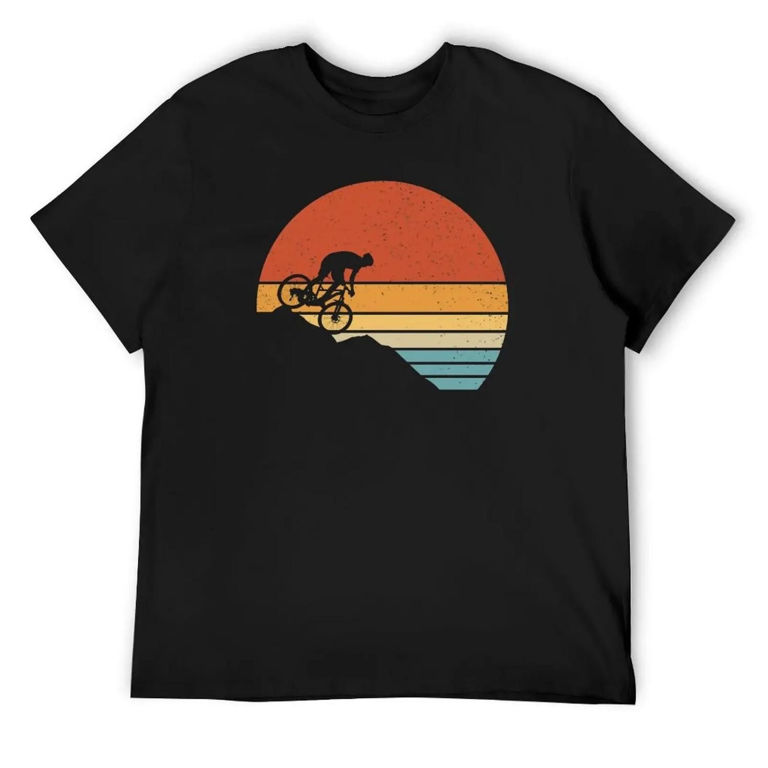 Vintage Mountain Bike Retro MTB Downhill Biking T-Shirt blacks Funny t-shirt mens tall t shirts S