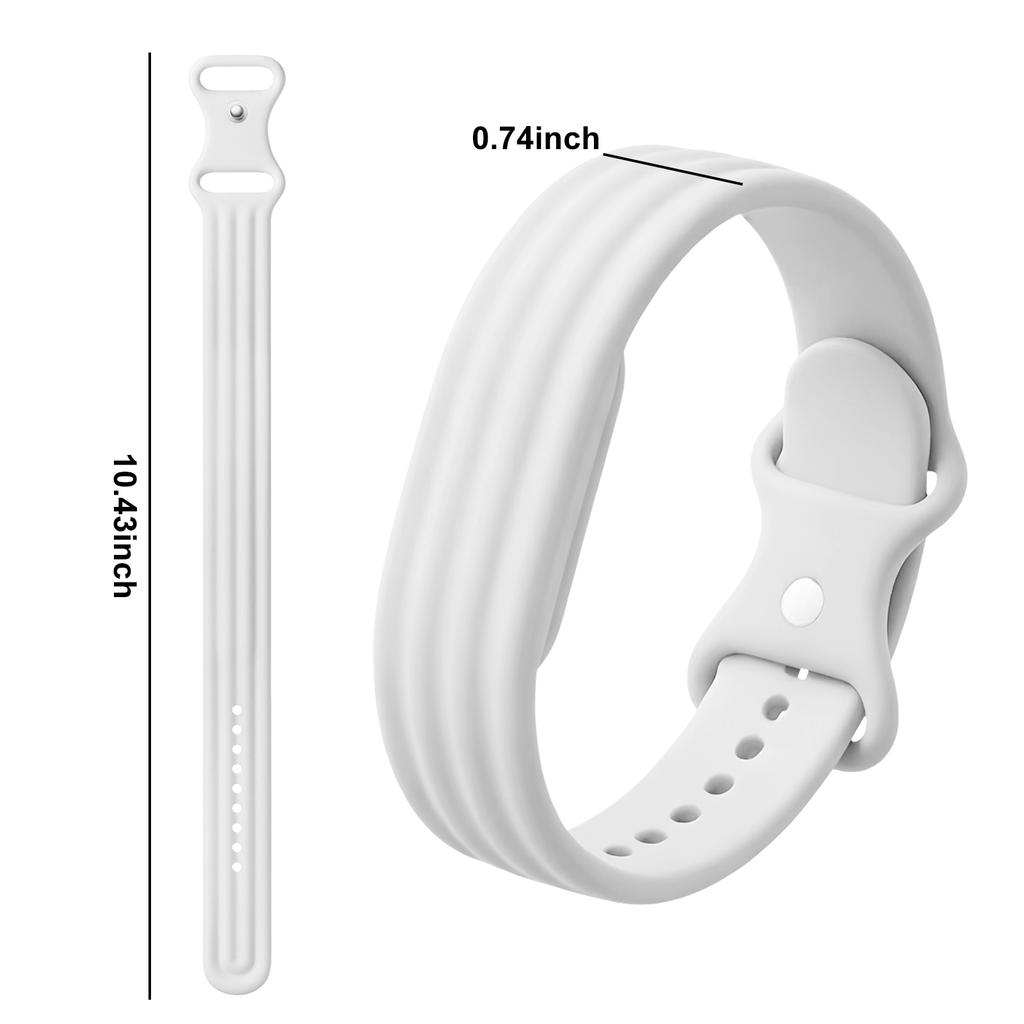 Silikon-Schlaufen Sportuhrarmband für Google Fitbit Air Gummiarmband Atmungsaktives Band Armband Correa Ersatzzubehör