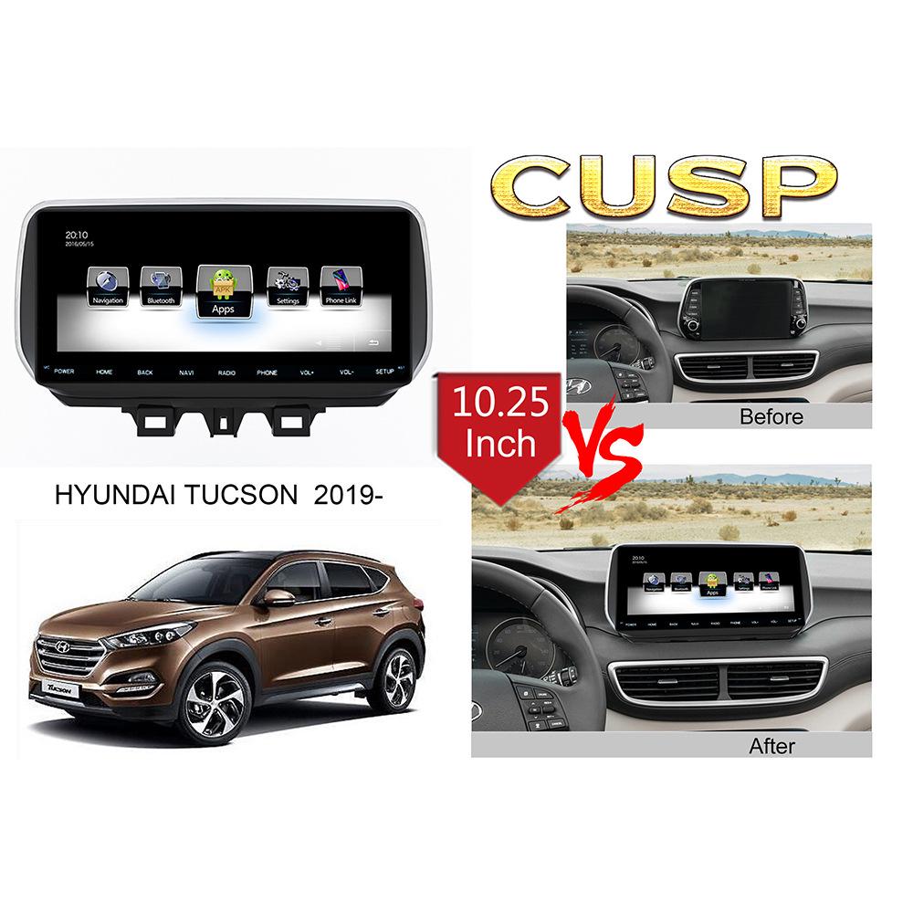 Tucson IX35 2019+ Android Navigation System: Large Screen, Bluetooth, DSP