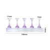 Non-Magnetic Nail Stand For Press On Nails Display Acrylic Nail Tips Practice Holder Reusable Nail Stand For Beginners Diy Salon