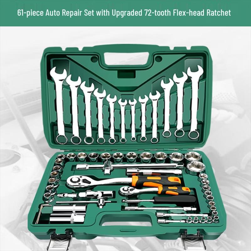 Jiangyi 61-Piece Car Repair Tool Set