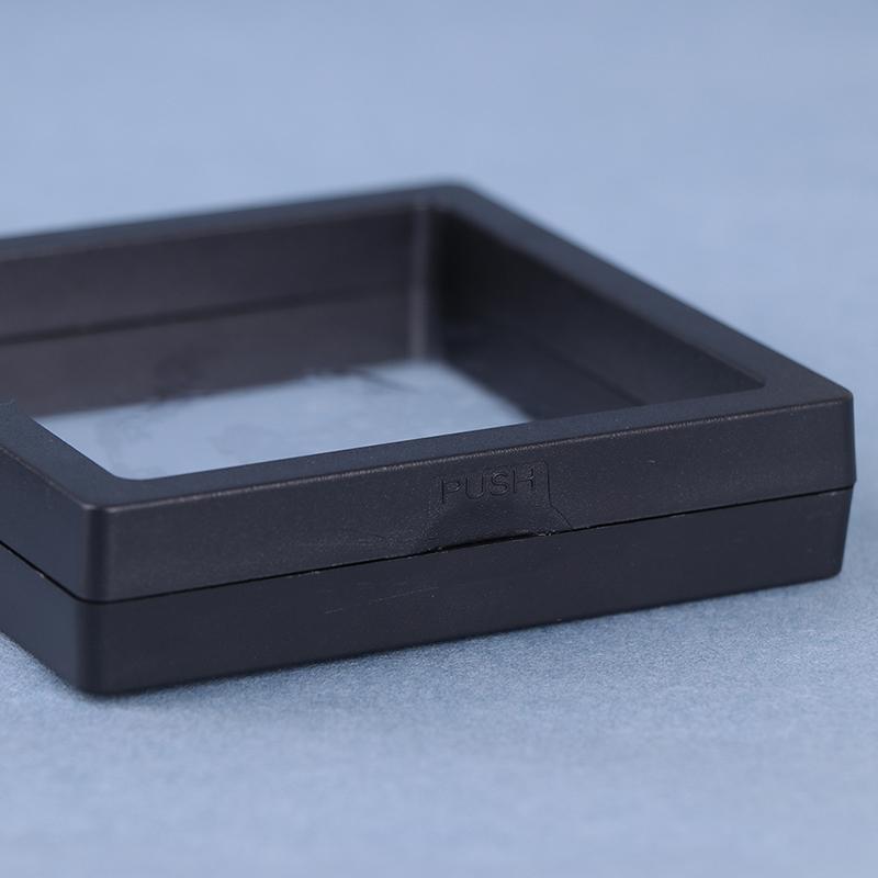9*9*2Cm Black Pe Film Hanging Jewelry Display Suspension Box Ring Elastic Film
