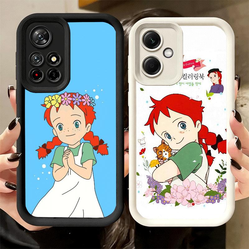 Phone Case for Xiaomi Redmi Note 15 14 13 Pro Plus Anne Of Green Gables Shirley Shell 12S 11 11S 11T 5G 14S Soft Silicone Funda