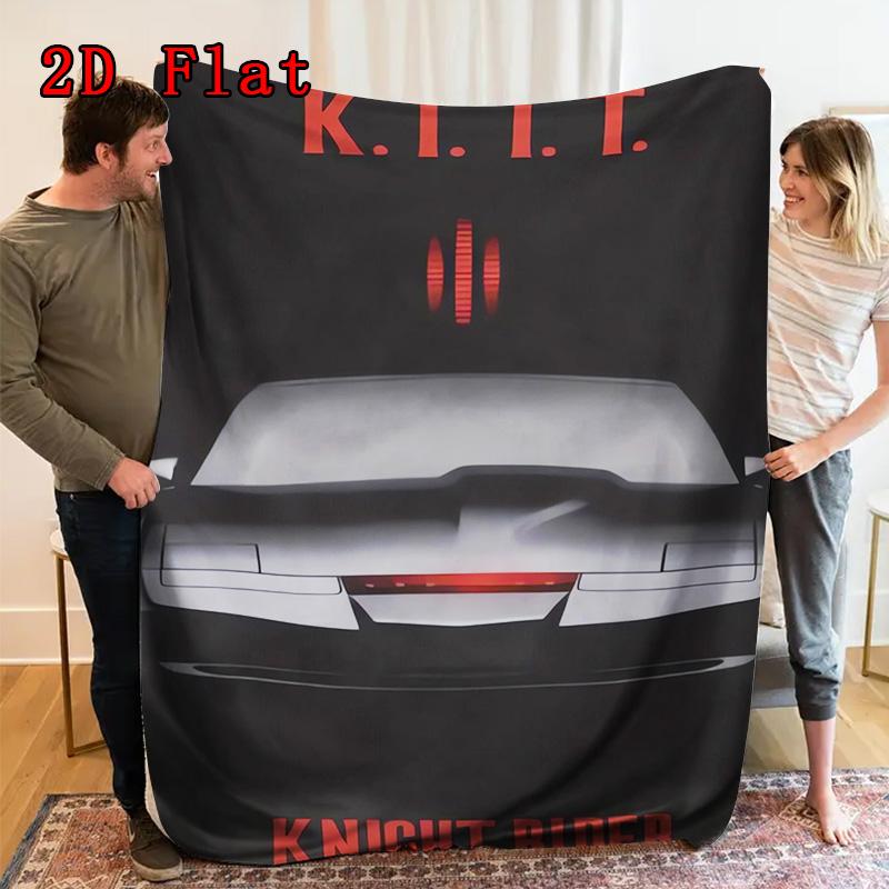 Knight-Hero 2D Flat Pattern Flannel Blanket High quality All Seasons Warmth and Comfort Perfect for Christmas Gifts.