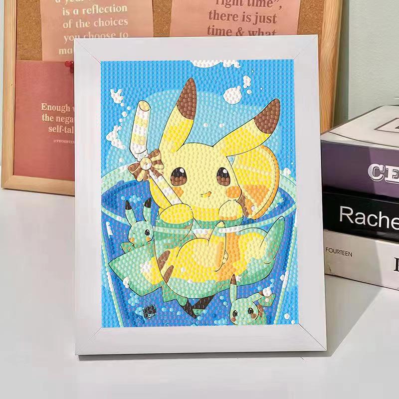 Kuromi Cartoon Diamond Painting Kit: Peace & Joy DIY Gift for Students and Kids.