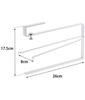 Yamazaki Tower Kitchen Paper W8 x D26 x Hanging 3295 Under-Cabinet Holder, White, Approx. H17.5cm, Shelf, One-Handed Cut,