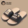 Cute slippers summer new indoor home bathroom bath non-slip outer wear household cool slippers