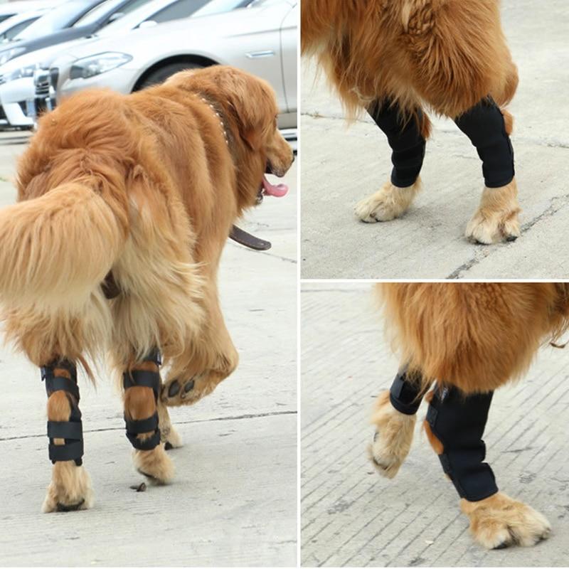 Pet Dog Bandages Dog Injurie Leg Knee Brace Strap Protection For Dogs Joint Bandage Wrap Doggy Medical Supplies Dogs Accessories