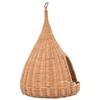 Panier pour chats - Maison Exclusive - Saule naturel - Coussin amovible - 40 x 60 cm