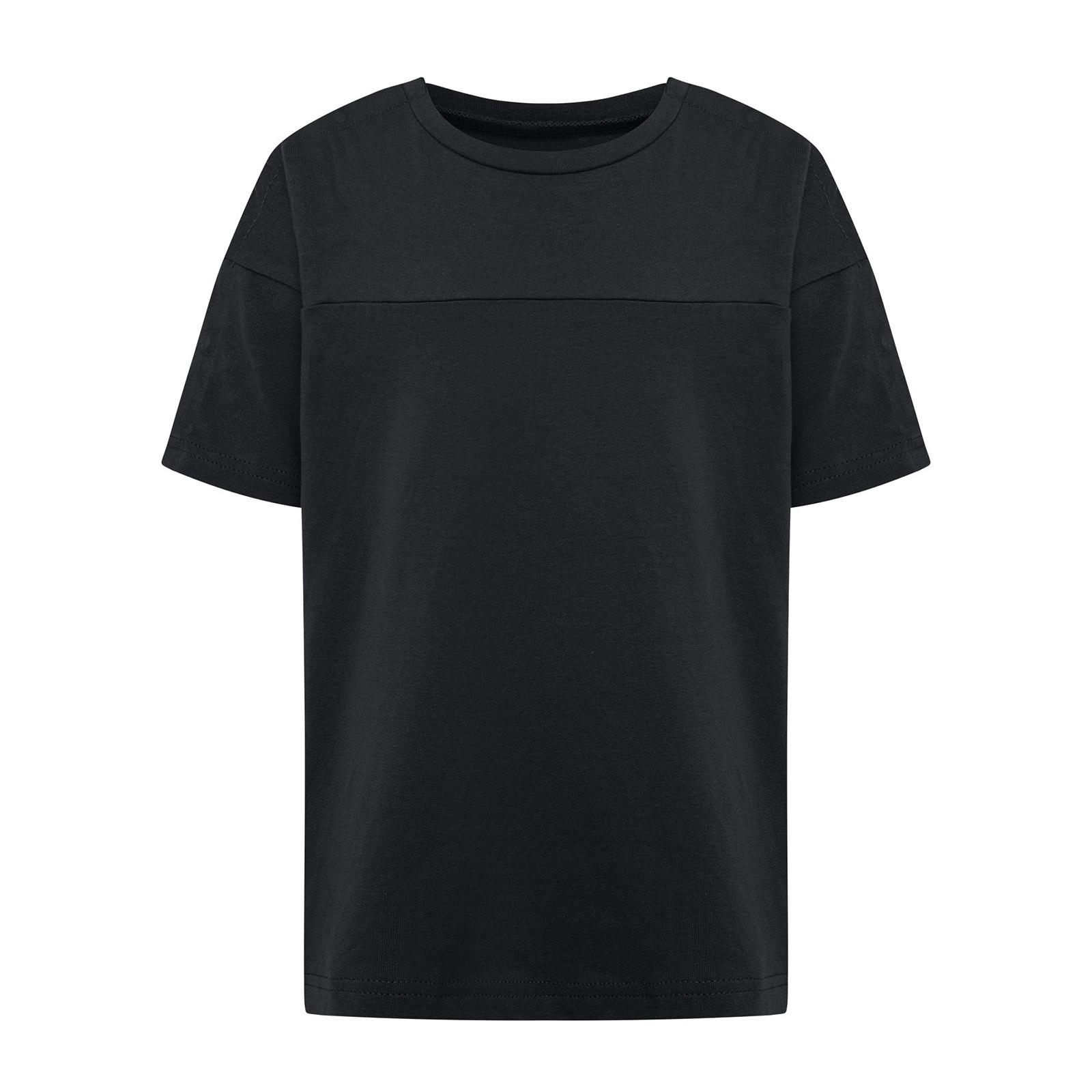 

Unisex Kids Special Needs Adaptive Clothing Fracture Postoperative Tear Away Press Buttons Top Round Neck Short Sleeve T-Shirt 7-8 Years чорний