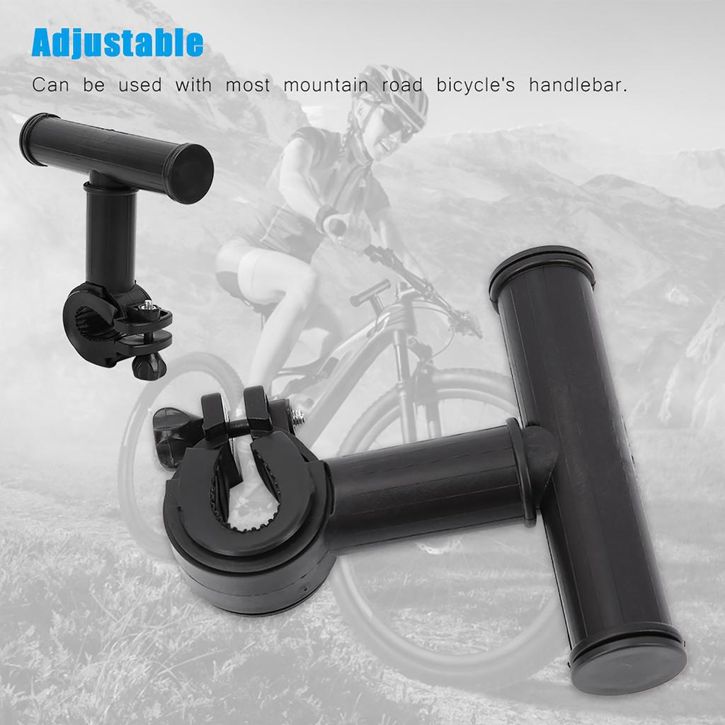 Mountain Road Bicycle t   O shaped Handlebar Extension Mount Bracket Bike Flashlight Holder