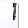 Bathroom Shower Door Back Hook Stainless Steel Over Glass Door Shower Towel Rack S-Shape Bathroom Bathrobe Hanger Holder Hooks