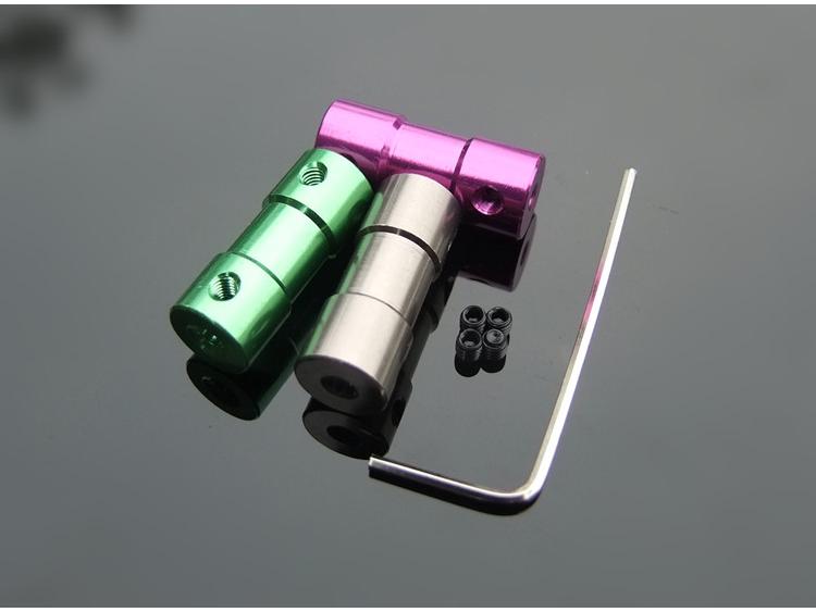 Anodized Aluminum Drive Shaft Coupler for Model Cars and Aircraft