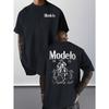 Graphic Print Short Sleeve Tees, Loose Casual Short Sleeve Top