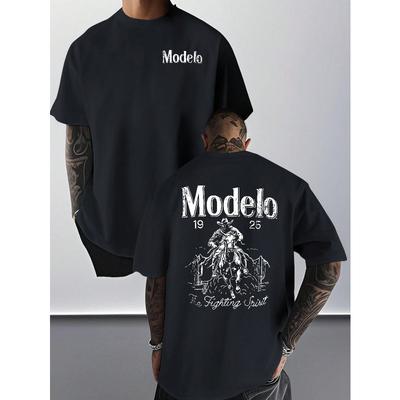 Graphic Print Short Sleeve Tees, Loose Casual Short Sleeve Top