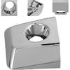 Acouto Door Handle Lock Bezel,Chrome Door Handle Lock Bezel 80647‑ZC00A Left Side Exteroir Keyhole Trim for Armada/Titan
