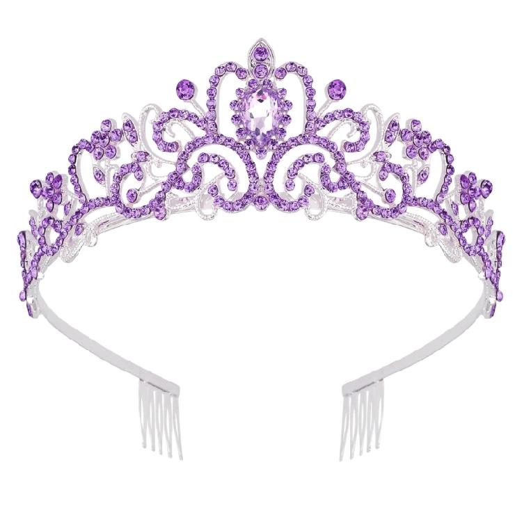 Rhinestones Tiaras For Women Beautiful Crowns With Comb Hair Accessories For Bridal Showers And Elegant Occasion