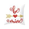 New Valentine'S Day Red Rose Pillowcase Creative Wedding Home Decoration Cushions Cover Heart Shaped Pillow Case