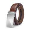 Belt Men'S Leather Alloy Automatic Buckle Two-Layer Cowhide Business Waist Seal Leather Belt Men'S Belt