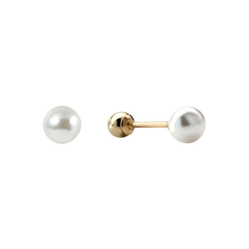 verte [14k gold] Deux.k.46 / pearl piercing (2 size)