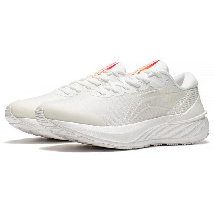 Li Ning YueYing 2.0 Cushioning Slip Resistant Low Top Running Shoes Men's Ecru ARHS015-4