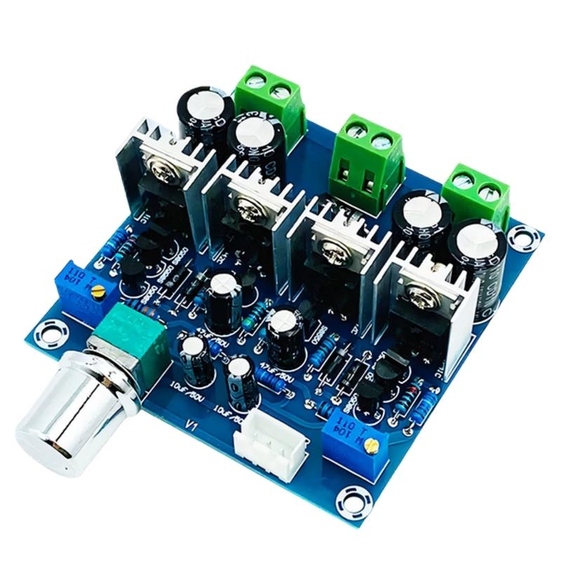 

Circuit Power Amplifier Board 24V 2 Channel Sound Amplifier Circuit Board TIP41C TIP42C Chip Class A Easy Installation 1