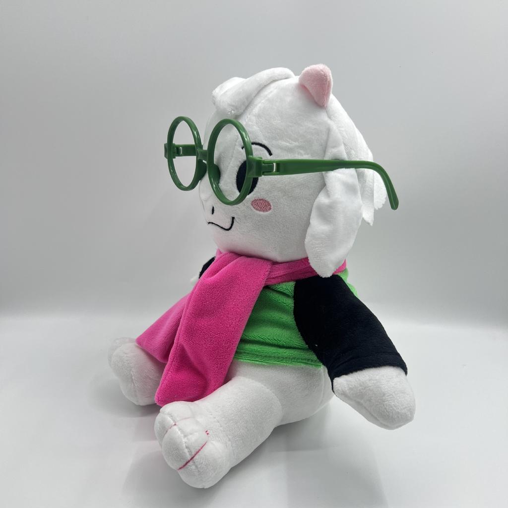 Deltarune Ralsei Jevil Lancer Plüschtier Weiches Kuscheltier Puppe Cartoon Figur Geburtstag Weihnachtsgeschenk Dekoration