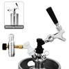 Upgraded Mini Co2 Charger(two-stage), 0-60 PSI Beer Co2 Regulator Stable Pressure Control Homebrew Mini Keg Growler Charger Kit