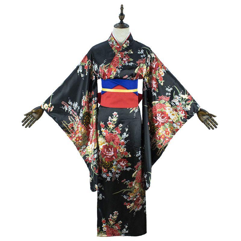 Hell Girl Cosplay Enma Ai Original Cosplay Costume Japanese Anime Kimono Cosplay Outfit Female Wig