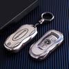 RPO5   PU Car Key Case Cover Shell Fob For Mercedes Benz A B C E Class GLS GLA GLK GLC CLS CLA AMG W204 W205 W212 W463 W176 Keychain