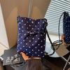 Women Korean Style Polka Dot Lightweight Small Backpack For Daily Commute And School