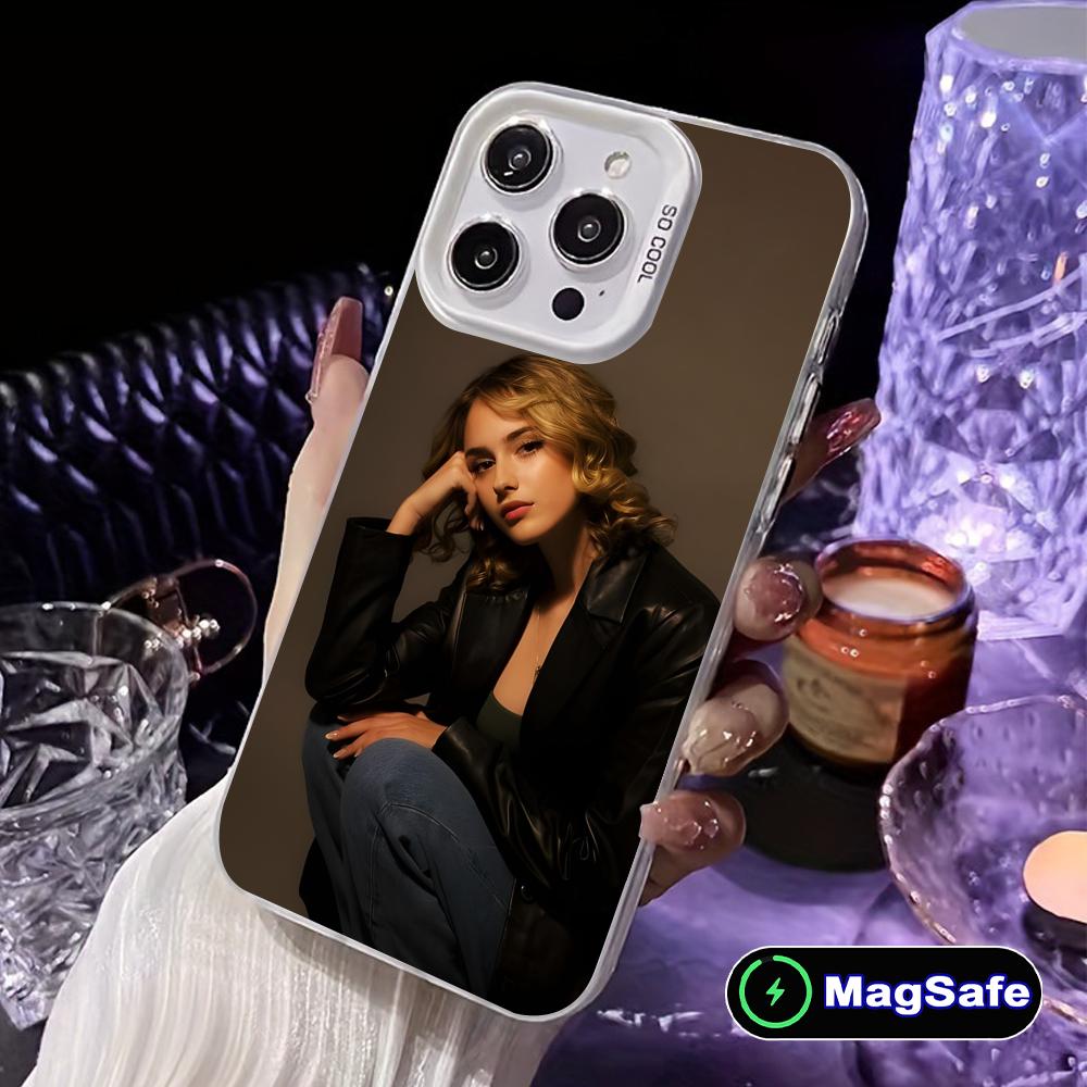 Julia Butters Mobile Cell Phone Case for iPhone 17 16 15 14 13 12 11 X XR XS 8 7 Air Pro Max Plus White Translucent Cover
