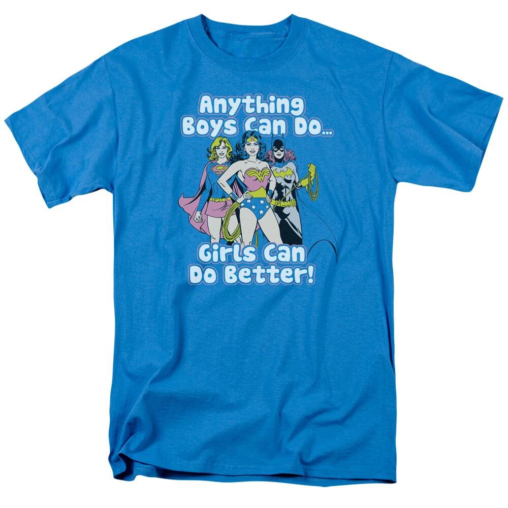 Justice League Of America  Girls Can Do It Better  T-Shirt - Adult, Child 2XL