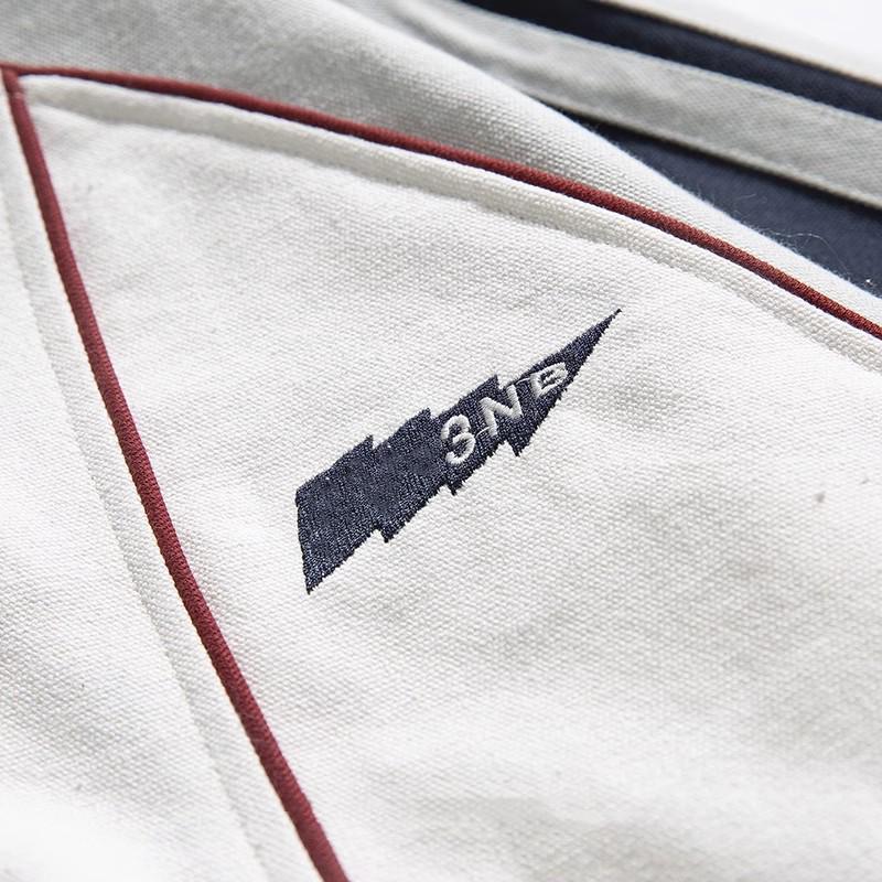 Mountain Style Striped Men's Casual Autumn Jacket with Contrast Colors