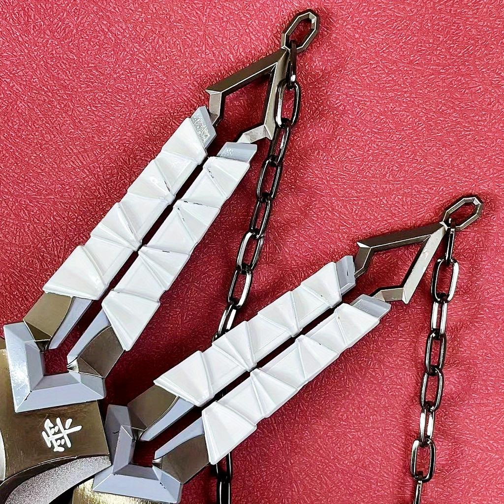 8.6inch Valorant Katana Anime Cosplay Prop Metal Sword Ninja Star Kunai Real Size Japanese Katana Original Samurai Sabre Toy