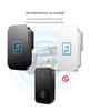 Wireless Waterproof Smart Doorbell with Self-Powered Ultra-Long Range for Home and Elderly Use