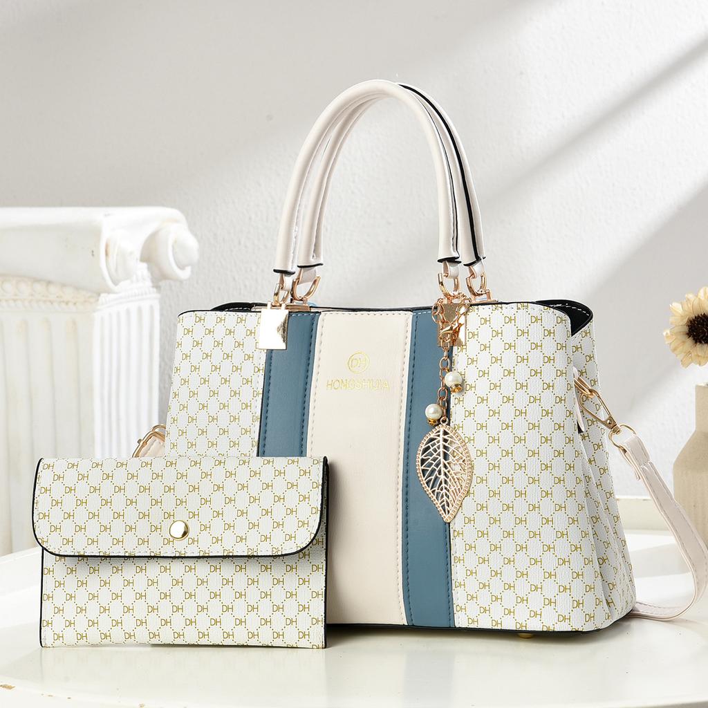 Fashion Two Piece Matching Handbag Set For Ladies, All-Match Multiway Shoulder Crossbody Daily Bag