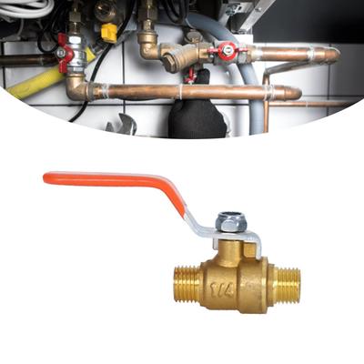 Sturdy Brass Materials 3/4 Inch BSP DN20 Brass Round Valves Home Accessory for Plumbing and Irrigations Supplies